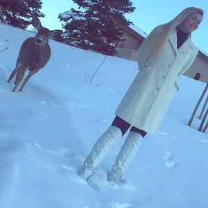 Vintage winter white wool Fabio coat.